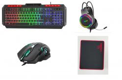 China Comprehensive Gaming Peripheral Set Custom Keyboard 4-speed Adjustable 6D Mouse Headphones supplier