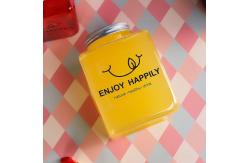 China Square Shaped Pet Plastic Juice Containers , 300ml Empty Plastic Juice Bottles supplier