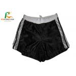 Plain Black Nylon Womens Board Shorts For Running / Surfing Sports Customized for sale