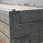 JIS G3466 Galvanized Black Square Steel Pipe Q345 Seamless Tubing for sale