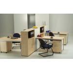 Modular Office Cubicle Workstations Modern Board Wall Partition Customized Size