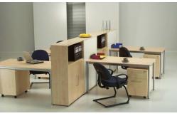 China Modular Office Cubicle Workstations Modern Board Wall Partition Customized Size supplier