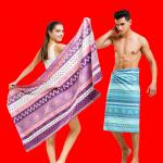 Custom Logo  Sublimated Beach Towels Personalized Printing Microfiber Cloth Material for sale