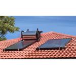 Blue Titanium Flat Plate Solar Water Heater , Flat Plate Solar Collector for sale
