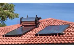 China Blue Titanium Flat Plate Solar Water Heater , Flat Plate Solar Collector supplier