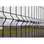 Corrosion Resistance 3d Curved Wire Mesh Fence Metal Frame With Peach - Type Post for sale