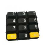 Custom Radium Carved Transparent Silicone Rubber Pos Machine Keys for sale