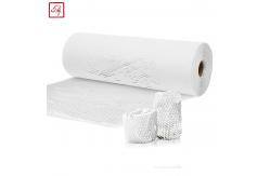 China 38CM*30M White Kraft Packaging Roll Honeycomb Paper For Wrapping supplier