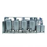 Stainless Steel Industrial Cone Bottom CIP Tanks Split Type for sale