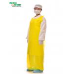 Odorless Disposable PE Apron No Sleeves Waterproof And Fluid Resistant Protective Apron
