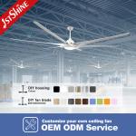 100 Inch DC Plastic Ceiling Fan With Light Energy Saving Low Power Consumption
