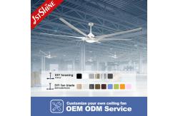 China 100 Inch DC Plastic Ceiling Fan With Light Energy Saving Low Power Consumption supplier