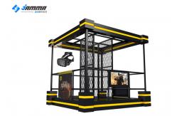 China 220v 9D Virtual Reality Simulator Shooting Games Resolution 2160 X 1200 Pixels supplier