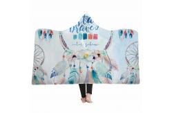 China Wearable Oversize Fleece Hooded Blanket lightweight super soft supplier
