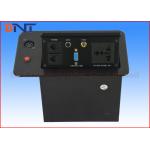 Pop Up Hidden Desktop Power Sockets For Conference Room Table AV Solutions for sale