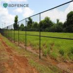 76mm Post Rail Chain Link Fence Perfect Choice For Sports Fields And Backyards for sale