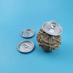 Customized 73mm Diameter Aluminum Beverage Can With Lids Easy Open End for sale