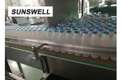 China Customized Juice Filling Equipment  Blowing  All Sides Of Bottles With Fast Flowing Air. supplier