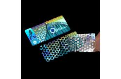 China Custom Plastic Anti Counterfeit Label Tamper Evident Security Holographic Stickers supplier