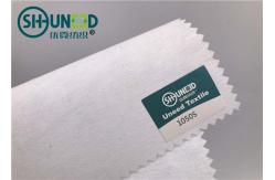 China Soft Fusible Interlining Fabric / Non Woven Interlining Polyester Viscose Cut Away supplier