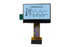 China 128X64 Pixel COG LCD FSTN Positive 3.3v With White Backlight Unit supplier