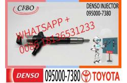 China 095000-7380 23670-30240 Auto Part Fuel Injector for Toyota supplier