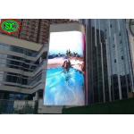 High Resolution 6mm Pixel Outdoor Multi Media Full Color High brightness waterproof Curve Advertising LED Screen P6 for sale