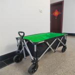 Customized 7 Inch Wheel Trolley Cart Camping Garden Foldable Wagon for sale