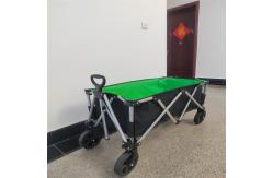 China Customized 7 Inch Wheel Trolley Cart Camping Garden Foldable Wagon supplier