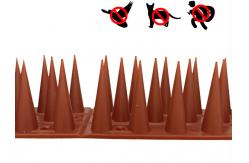 China Foldable Cuttable 45mm X 335mm Anti Roosting Spikes Flying Bird Control Pest Control supplier