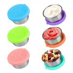 Dressing Containers to Go for Condiments, Salad Dressing, Dips, Snacks, Stainless Steel Dipping Sauce Cups, Mini Food for sale