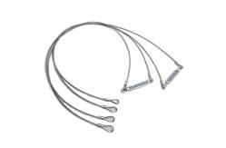 China Adjustable Knurled Nut Steel Cable Lanyard Without Coating Terminal Eyelet supplier