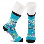 Breathable Eco - Friendly 3D Printed Socks For Adults Custom Made Size for sale