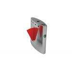 Wire Drawing BLDC Motor Turnstile Flap Barrier IP44 For School Stadium
