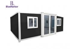 China Flexible Expandable Prefab Steel Frame House Foldable 40ft supplier