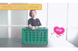 China New Design collapsible plastic moving Folding crate for sale supplier