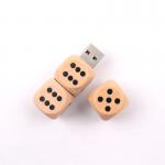 Special Shapes Wooden USB Flash Drive 16GB 32GB 64GB 15MB/S FCC Approved for sale