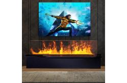 China Metal 3D Water Vapor Electric Steam Fireplaces for Child-Safe Environments supplier