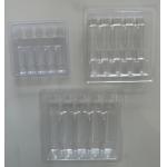 Customized Vacuum Tray Packaging 1ml 2ml 5ml 10ml PET Water Injection Ampoule Tray for sale