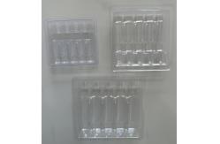 China Customized Vacuum Tray Packaging 1ml 2ml 5ml 10ml PET Water Injection Ampoule Tray supplier