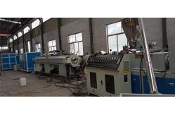 China Automated PVC Water Pipe Production Line With Twin Screw Extruder supplier