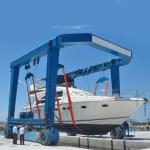 Side Lifting Boat Hoist Crane Customized With Span 5~20m for sale