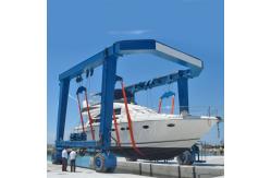 China Shipyard Boat Lift Gantry Crane 30m 50Hz  Customized Lifting Speed supplier