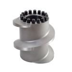 Andritz EX1021 Screw Elements for Pet Food Puffing Machine Customized Size and Metal Color for sale