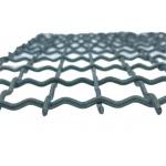 4.5mm Thick Crimped Wire Mesh Black Mining Sieve Vibrating for sale
