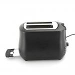 Black Wide Slot 2 Slice Toaster  with Pop Up Reheat Defrost Functions 6-Shade Control  toaster machine for sale