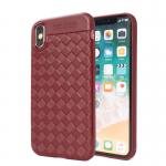 New Arrival Braided Weave Pattern TPU Soft Silicon Mobile Phone Case for iphone X for sale