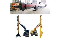 China Telescopic Excavator With Clamshell Bucket With Teeth For Grabbing supplier