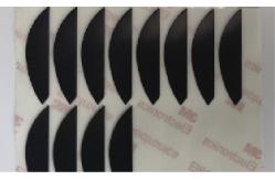 China Curve PTFE Mouse Skates Feet Least Friction Cave Filling No Any Gaps supplier