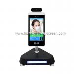 8inch LCD Facial Recognition Infrared Thermal Imaging With Abnormal Body Temperature Measuring Alarm Management System for sale